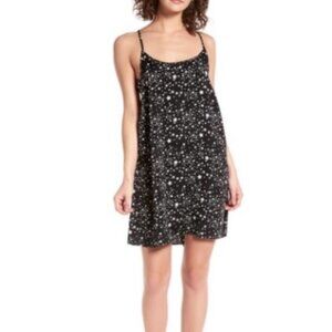 Trixxi Star print Strappy Side Slipdress - Large NWT